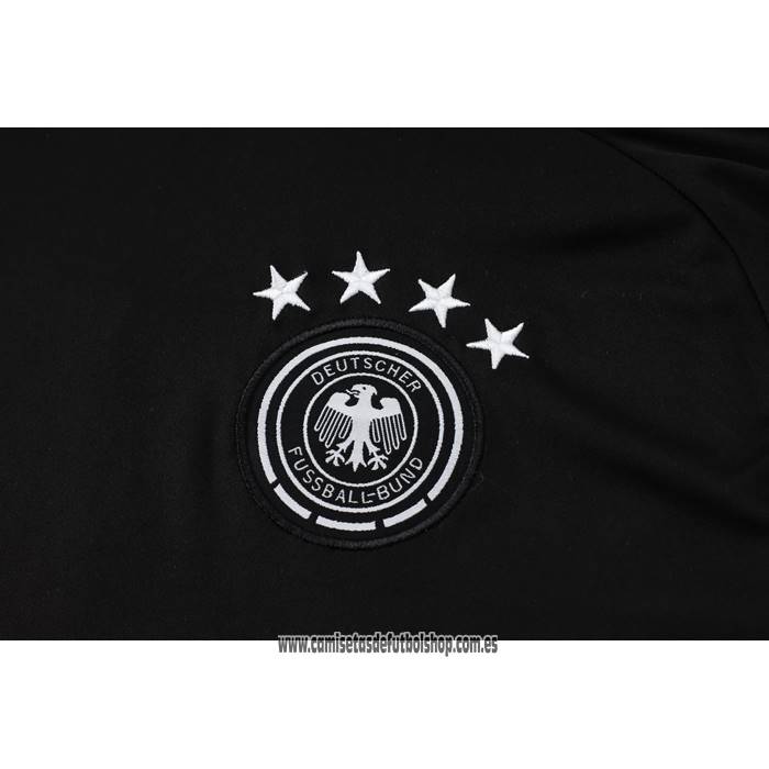 Chandal del Alemania 24-25 Manga Corta Negro - Pantalon Corto